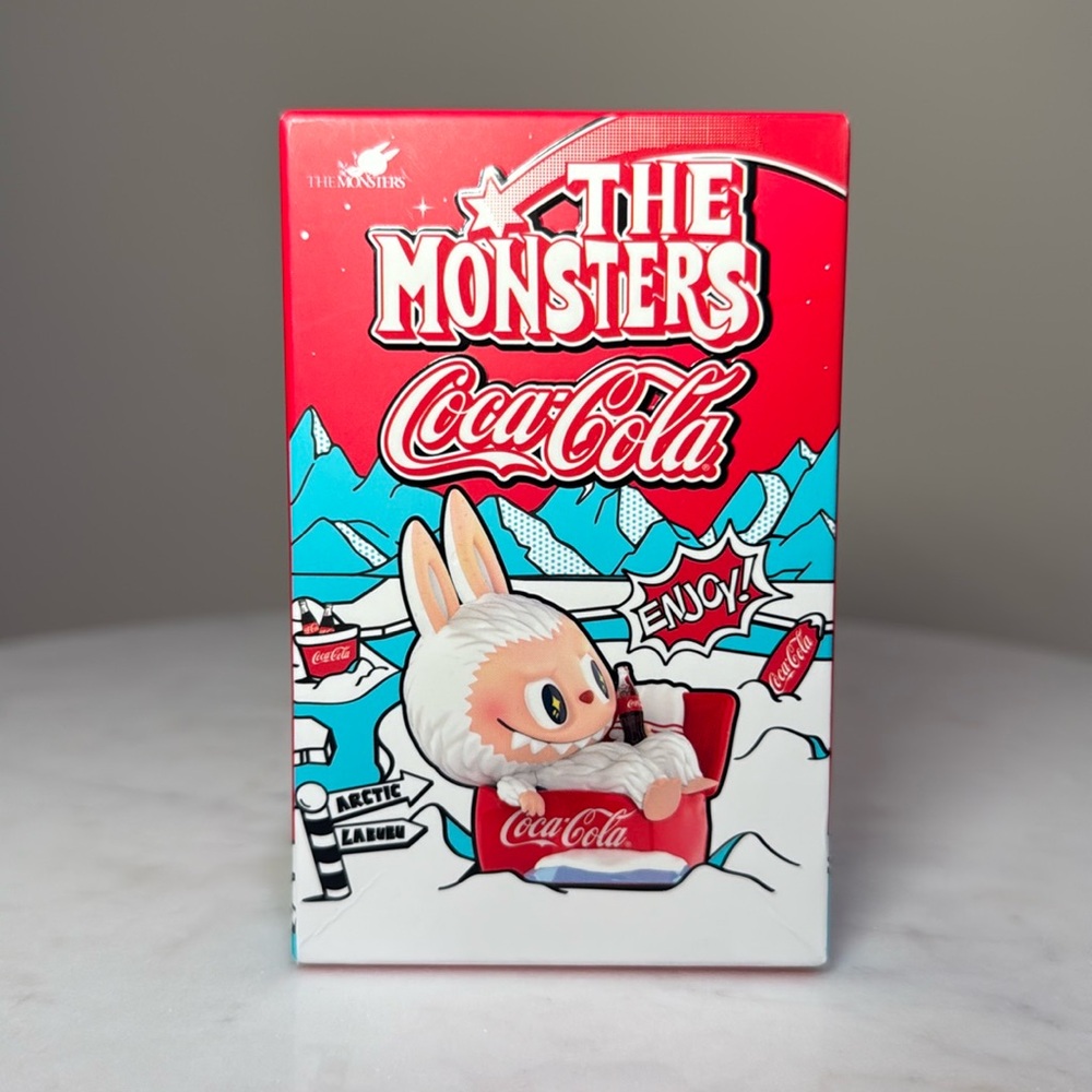 Popmart labubu the monster Coca Cola figurine
